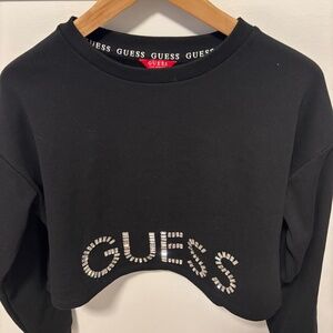 Cropped guess women sweatshirt